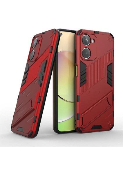 Realme 10 4g Kickstand Sağlam Askeri Koruyucu Kapak Için Kılıf (Yurt Dışından)