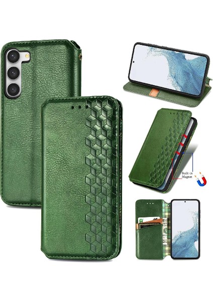 Samsung Galaxy S23 Artı Moda Tasarım Deri Kılıf Cüzdan Flip (Yurt Dışından) modelleri
