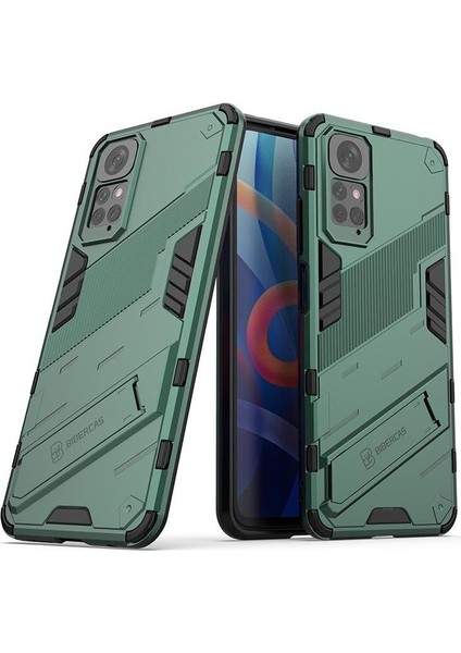 Xiaomi Redmi Not 11S Sağlam Askeri Kickstand Koruyucu Kapak (Yurt Dışından)