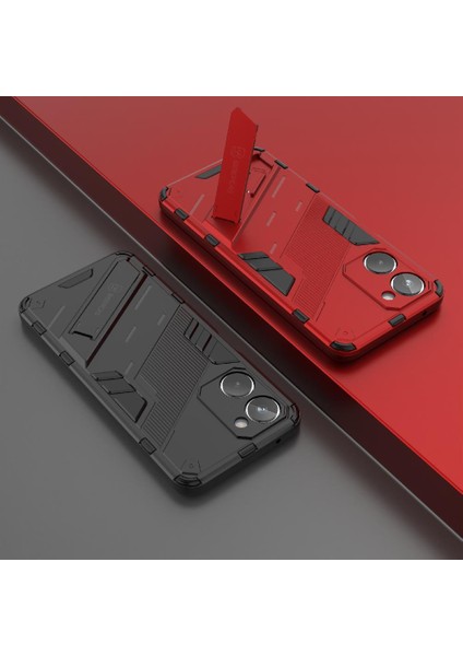 Realme 10 4g Kickstand Sağlam Askeri Koruyucu Kapak Için Kılıf (Yurt Dışından) fiyatları