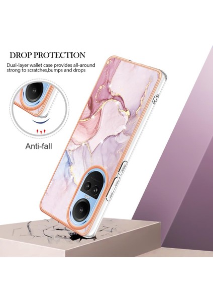 Oppo Oppo 10 5g Için Kılıf Mermer Desen Yumuşak Tampon Ince Tpu Koruma (Yurt Dışından) modelleri