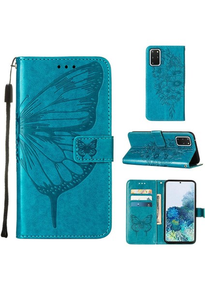 Samsung Galaxy S20 Artı 5g Kabartma Kelebek Premium Deri (Yurt Dışından) fırsatları