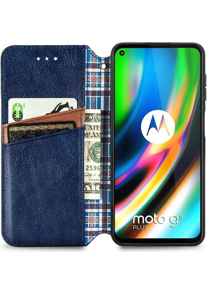Motorola Moto G9 Artı Cüzdan Fonksiyonu Zarif Iş Deri (Yurt Dışından) fiyatları