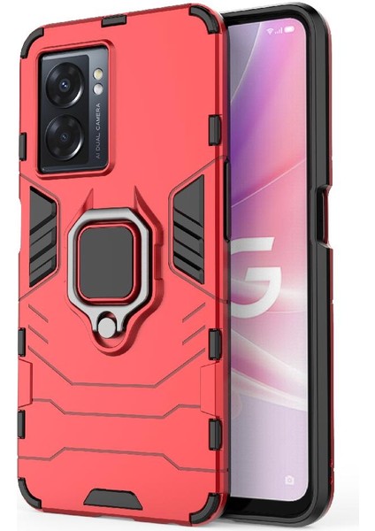 Oppo A57 5g Için Kılıf 360 &deg; Dönen Halka Askeri Damla Koruma Darbeye (Yurt Dışından) indirimleri