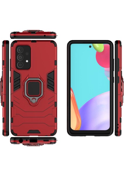 Samsung Galaxy Için Kılıf A52S 5g Darbeye Kapak 360 &deg; Dönen Halka Damla (Yurt Dışından) fiyatları