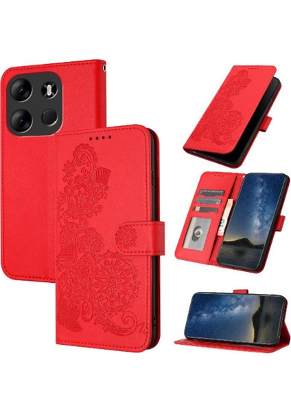 Tecno Spark Go 2023 Pu Deri Manyetik Kapatma Flip Folio Kitap Için Kılıf (Yurt Dışından)