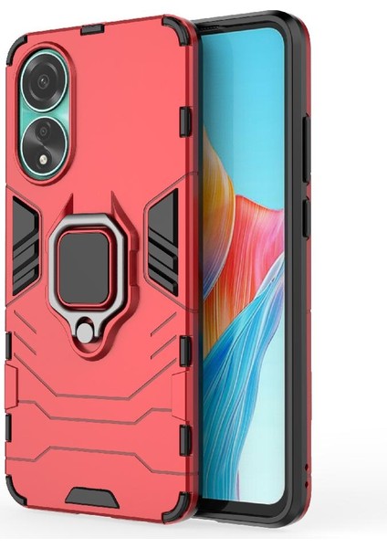 Oppo A58 4g Için Kılıf 360 &deg; Dönen Halka Darbeye Kapak Kickstand Askeri (Yurt Dışından) fırsatları