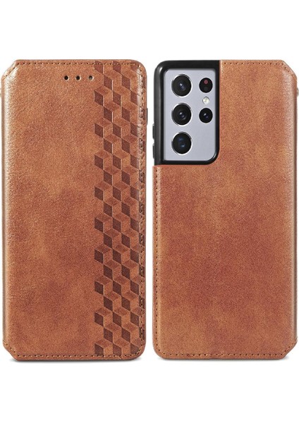 Samsung Galaxy S21 Ultra Zarif Iş Cüzdan Fonksiyonu Için Kılıf Çevirin (Yurt Dışından) modelleri