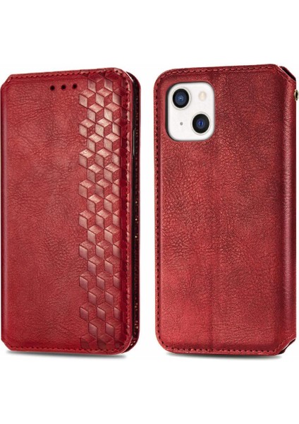 Apple IPhone 13 Için Kılıf Mini Deri Kılıf Cüzdan Fonksiyonu Zarif Flip (Yurt Dışından)