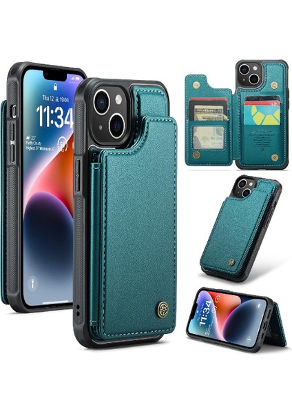 IPhone 14 Artı Kart Tutucu Rfıd Engelleme Pu Ince (Yurt Dışından) modelleri