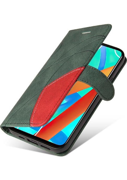 Kart Yuvası Standı ile Realme 8 5g Pu Deri Flip Folio Kılıf (Yurt Dışından) modelleri