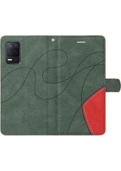 Kart Yuvası Standı ile Realme 8 5g Pu Deri Flip Folio Kılıf (Yurt Dışından) indirimleri