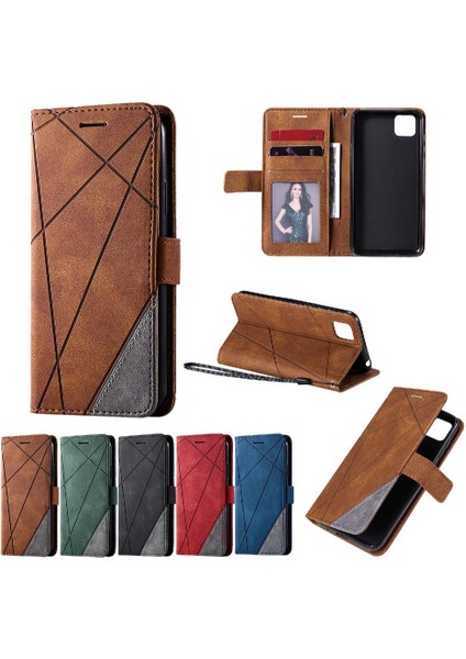 Huawei Huawei P Kart Tutucu Için Kickstand Manyetik Pu Deri Darbeye Dayanıklı (Yurt Dışından) modelleri