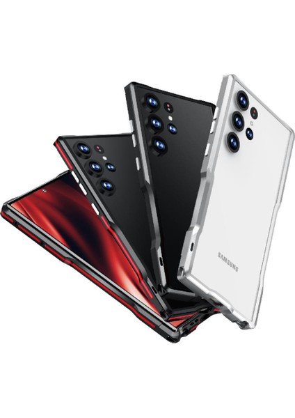 Samsung Galaxy S22 Ultra Ağır Hibrit Metal Tampon Dahili (Yurt Dışından)