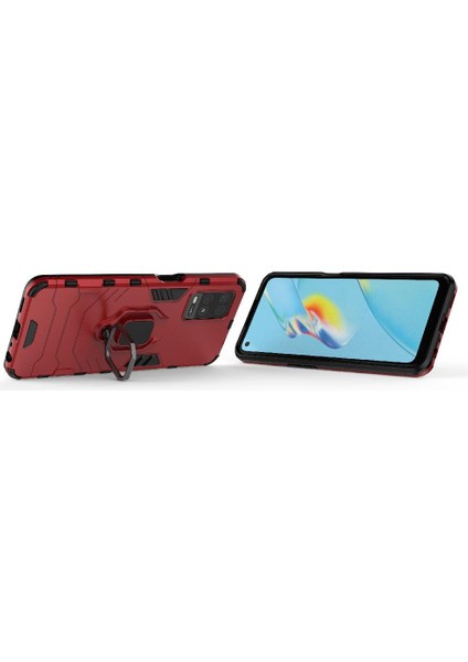 Oppo A54 4g Için Kılıf 360 &deg; Dönen Halka Darbeye Kapak Kickstand Askeri (Yurt Dışından) fırsatları