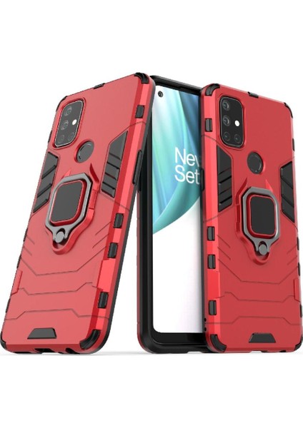 Oneplus Nord N10 5g Darbeye Kapak Için Kılıf 360 &deg; Dönen Halka Askeri (Yurt Dışından)
