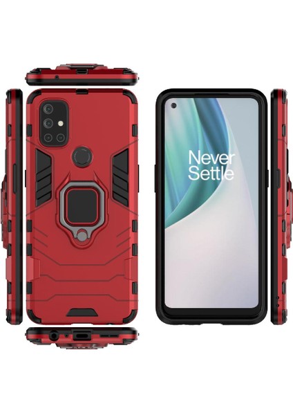 Oneplus Nord N10 5g Darbeye Kapak Için Kılıf 360 &deg; Dönen Halka Askeri (Yurt Dışından) fırsatları