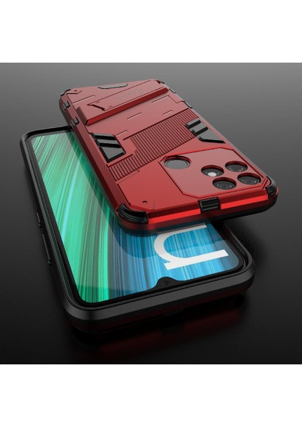 Realme Narzo 50A Kickstand Koruyucu Kapak Için Kılıf Sağlam Askeri (Yurt Dışından) fiyatları