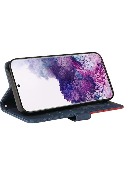 Samsung Galaxy S20 Için Kılıf Pu Deri Flip Folio Kılıf Kickstand Iki Renkli (Yurt Dışından) fiyatları