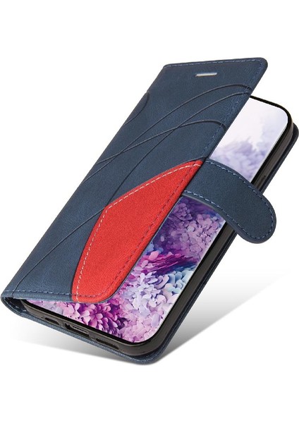 Samsung Galaxy S20 Için Kılıf Pu Deri Flip Folio Kılıf Kickstand Iki Renkli (Yurt Dışından) fırsatları