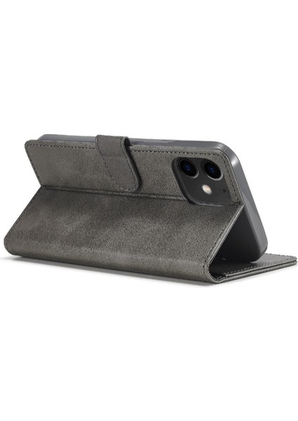 Iphone 11 Için Kılıf Pro Max Tutucu ile Buzağı Doku Yatay Flip Case (Yurt Dışından)