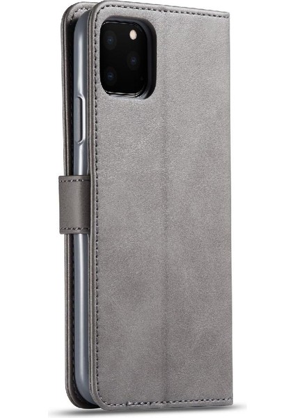 Iphone 11 Için Kılıf Pro Max Tutucu ile Buzağı Doku Yatay Flip Case (Yurt Dışından)
