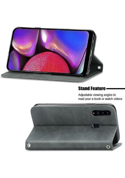 Samsung A20S Darbeye Kapak Kapak Kılıf Cüzdan Basit (Yurt Dışından) fırsatları