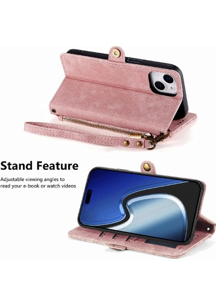IPhone 15 Için Flip Case Artı Basit Iş Cüzdan Darbeye Kapak Çevirin (Yurt Dışından) indirimleri
