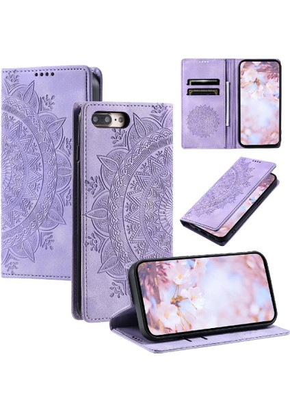 IPhone 6 Için Kılıf Artı/6s Artı Pu Deri Yan Toka Kart Ekleme (Yurt Dışından)