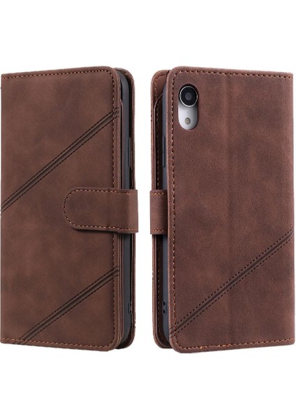IPhone Xr Kart Tutucu Kickstand Pu Deri Cüzdan Flip Folio (Yurt Dışından)