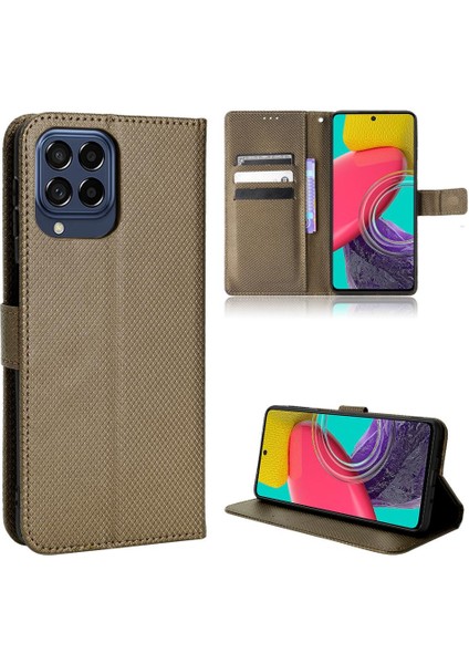 Samsung Galaxy M33 5g Kart Tutucu Manyetik Cüzdan Kickstand Kapak (Yurt Dışından)