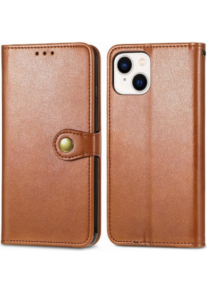 IPhone 15 Için Kılıf Artı Moda Tasarım Kapak Çevirin Deri Kılıf Zarif (Yurt Dışından)