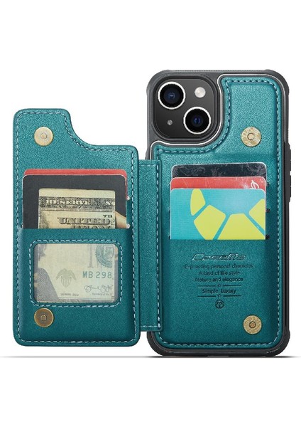 IPhone 15 Artı Kickstand Ince Darbeye Dayanıklı Durumda Pu (Yurt Dışından) modelleri