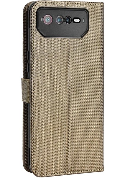 Asus Rog Telefon 6 Kickstand Manyetik Cüzdan Kapak Kart Tutucu Için Kılıf (Yurt Dışından)