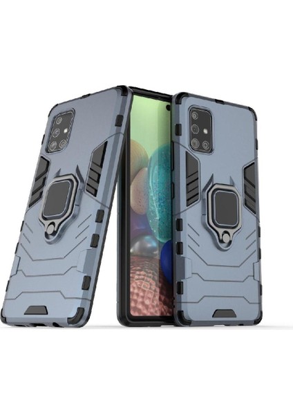 Samsung Galaxy A71 5g Darbeye Kapak Için Kılıf 360 &deg; Dönen Halka Askeri (Yurt Dışından)