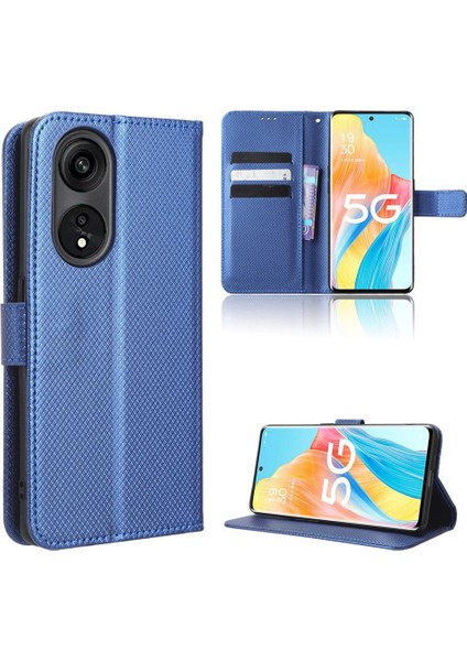 Oppo Oppo 8t 5g Kapak Için Kılıf Kickstand Manyetik Cüzdan Kart Tutucu (Yurt Dışından)