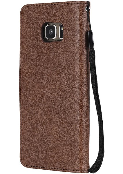 Kart Yuvası Iş Cüzdan Telefon ile Samsung Galaxy S7 Kenar Için Flip Case (Yurt Dışından)