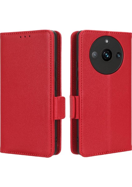 Realme 11 Pro 5g Pu Deri Manyetik Cüzdan Kart Yuvaları Tutucu Için Kılıf (Yurt Dışından)