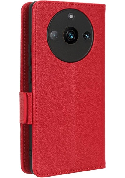Realme 11 Pro 5g Pu Deri Manyetik Cüzdan Kart Yuvaları Tutucu Için Kılıf (Yurt Dışından)