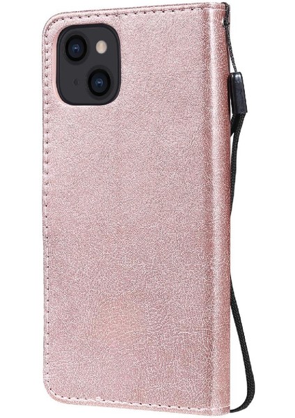 Iphone 13 Için Flip Case Klasik Katı Renk Kart Yuvası ile Yüksek Kalite (Yurt Dışından) indirimleri