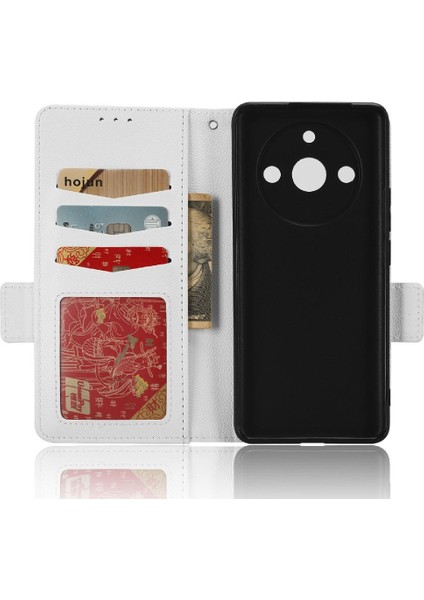 Realme 11 Pro 5g Pu Deri Manyetik Cüzdan Kart Yuvaları Tutucu Için Kılıf (Yurt Dışından)