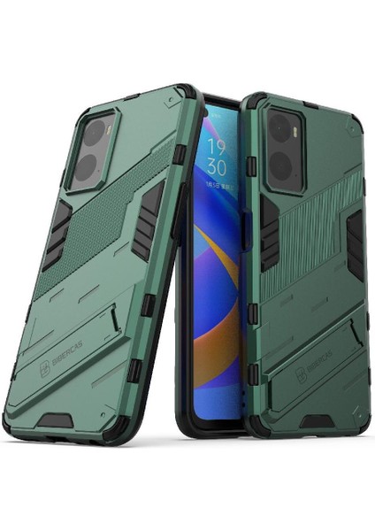 Realme 9i 4g Kickstand Sağlam Askeri Koruyucu Kapak Için Kılıf (Yurt Dışından)