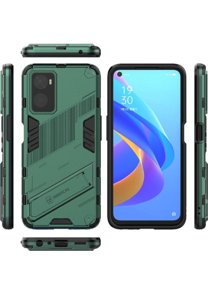 Realme 9i 4g Kickstand Sağlam Askeri Koruyucu Kapak Için Kılıf (Yurt Dışından) modelleri