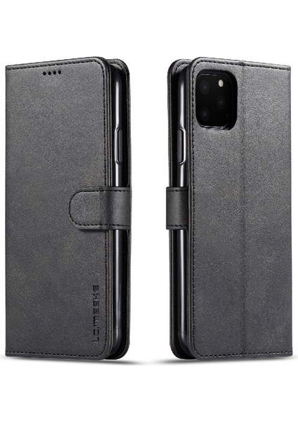 Iphone 11 Için Kılıf Pro Kart Yuvaları Cüzdan Buzağı Doku Yatay Çevir (Yurt Dışından)