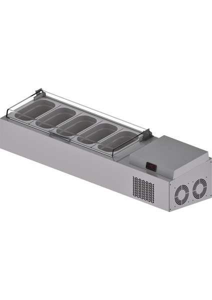 Set Üstü Saladbar Pleksi Kapak Gn 1/4-150: 5 Adet