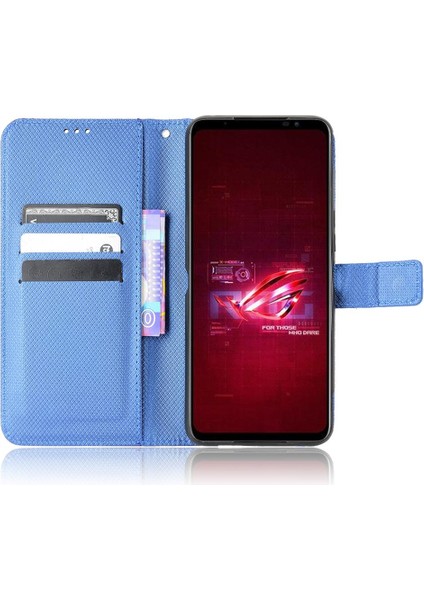 Asus Rog Telefon 6 Kickstand Manyetik Cüzdan Kapak Kart Tutucu Için Kılıf (Yurt Dışından)