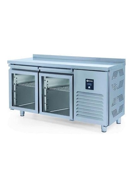 Tezgah Tip Snack Buzdolabı 2 Cam Kapılı