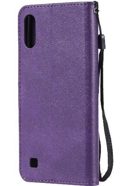 Kart Yuvası ile Samsung Galaxy M10 Için Flip Case Iş Cüzdan Telefon Kılıfı (Yurt Dışından) indirimleri