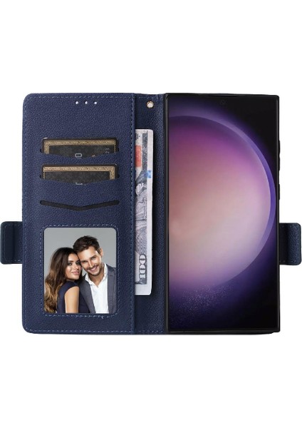 Samsung Galaxy S24 Ultra Yan Toka Manyetik Cüzdan Pu Deri (Yurt Dışından) modelleri