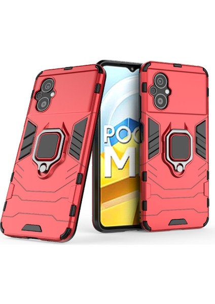 Xiaomi Poco M5 4g Kickstand 360 &deg; Dönen Halka Askeri Damla Kapak (Yurt Dışından) fırsatları